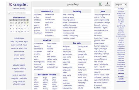 craigslist of green bay|green bay craigslist list.